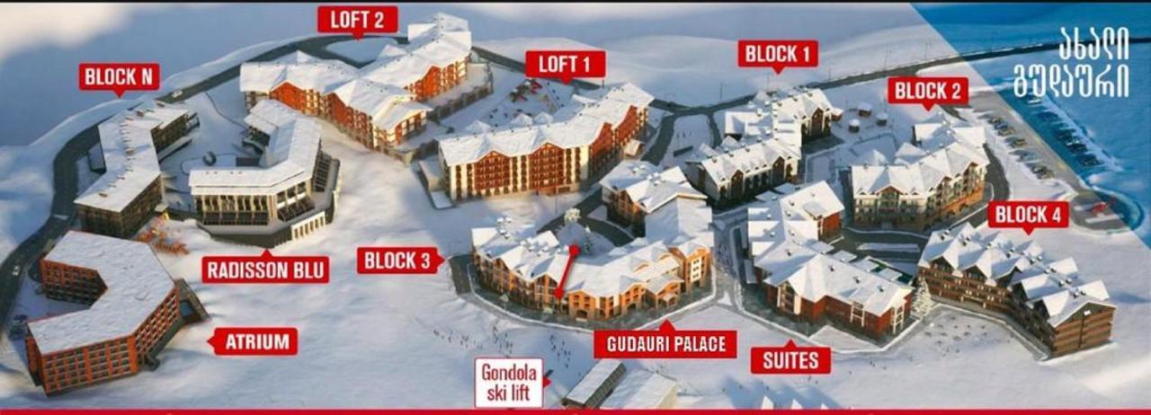 Snow Apartments Gudauri Eksteriør billede